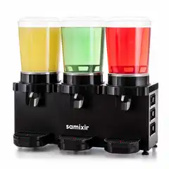Диспенсер для Холодных Напитков 3x10 l Желтый Panoramic Triple 