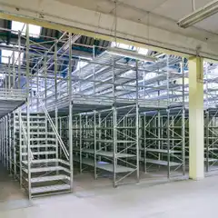 Профессиональная многоуровневая система хранения для складов Серия Walkways & Mezzanines