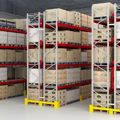 Профессиональная складская полочная система высокой грузоподъемности Серия Hudson