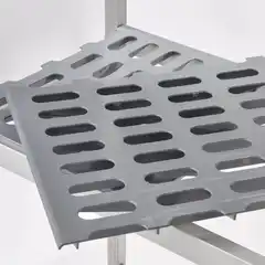 Полка складская алюминиевая, 900х560х1680 мм.