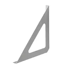 Cет Triangolo 600x250x19 mm, белый/белый