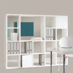 Стеллаж Boon 1470x1810x330 мм, белый