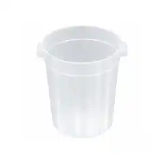 Круглый контейнер с ручками и шкалой, 10 л, Ø310×210 мм