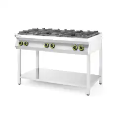 Профессиональная газовая плита Hendi Kitchen Line с 6 конфорками HENDI