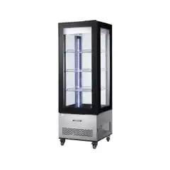 Холодильная витрина с двойным остеклением и LED-подсветкой 550 л 850×650×1908 мм