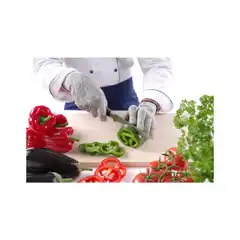 Перчатки защитные от порезов уровень 4, комплект 2 шт
