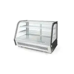 Настольные холодильные витрины с изогнутым стеклом и LED-подсветкой