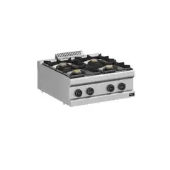 Профессиональная газовая плита с 4 конфорками Apach APRG-77T/PL, 28 кВт
