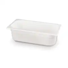 Белая гастроёмкость GN 1/3 из поликарбоната, 2,5 л