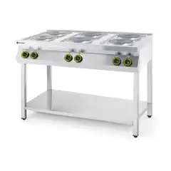 Кухонная машина Kitchen Line, 6 электрических конфорок Hendi, 15.6W, размеры 1200x700x(H)900мм