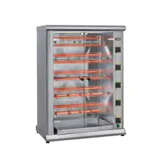 Электрический ротационный гриль для кур, 20 кур, ROLLER GRILL RBE200, 14 кВт