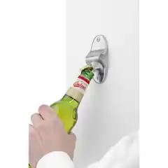 Настенный открыватель из нержавеющей стали для бутылок, 105×50×25 мм