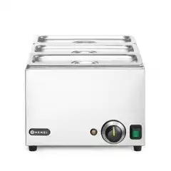 Настольный мармит bain-marie GN 1/1 с 3 гастроёмкостями GN 1/3 и крышками