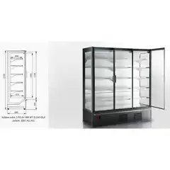 Витрина Indiana cube 2-FG AV 066 MT D 210-DLA - 625