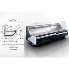 Витрина Missouri enigma MC 122 deli OS 115-DBM - 937