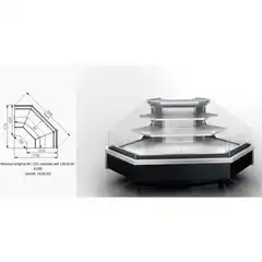 Витрина Missouri enigma MC 122 cascade M — угловые элементы