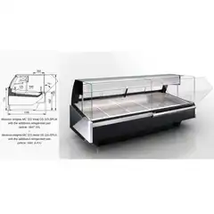 Специализированная витрина для продажи мяса Missouri enigma MC 122 meat OS M/A