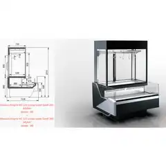 Витрина Missouri Enigma MC 122 crystal combi S/self 200- S/DBM - 1250