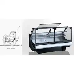 Витрина Missouri cold diamond MC 126 patisserie PS 130-DLM - 937
