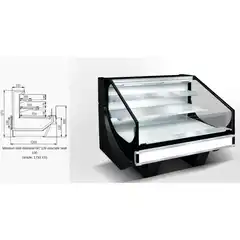 Витрина Missouri cold diamond NC 126 cascade heat self 130 - 1250