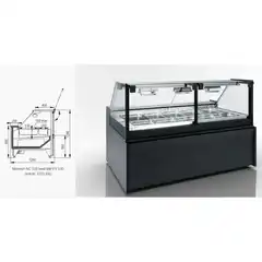 Витрина Missouri NC 120 heat BM PS 130 - 937