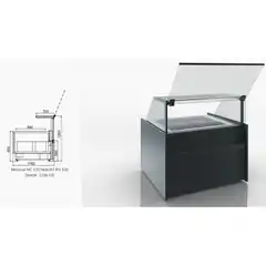 Витрина Missouri NC 120 heat HT PS 130 - 1250