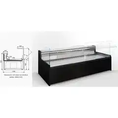 Витрина Missouri AC 120 meat OS 120-DLA - 1250