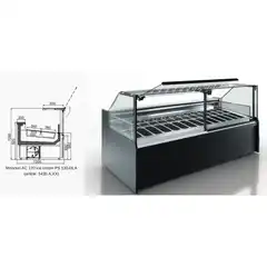 Витрина Missouri AC 120 ice cream PS 130-DLA - 1250