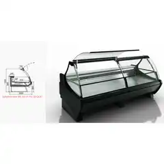 Витрина для замороженных продуктов Symphony luxe MG 120 LT PS 125-DLM - 1250