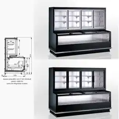 Комбинированная витрина Alaska combi MHV 110 LT D/C 200-DLM - 1250