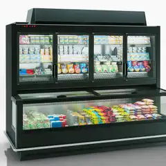 Витрина для замороженных продуктов Alaska combi 2 AHV 110 LT D/C 220 DLA - 1250
