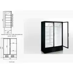Витрина для замороженных продуктов Kansas tandem 2 S1 076/200 LT D A