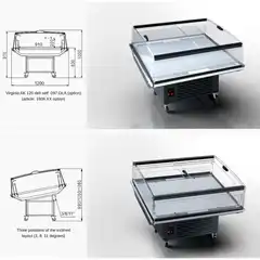 Промоциональная витрина Virginia AK 120 deli self 097-DLA (option) - 937