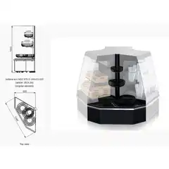 Полувертикальная витрина Indiana eco NSV 070 O 144 — угловые элементы