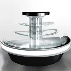 Полувертикальная витрина Indiana eco medium AV 070 SLT D 170-DLA - 642