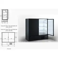 Шкаф Kansas AZG 080 HT 2HD 190-D1800A-185 - 1850