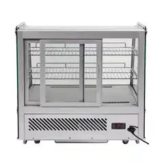 Витрина холодильная 120 л, серебристая, YATO