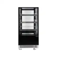 Холодильная витрина 350л, 650x805x1445 см, черная