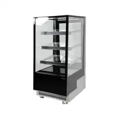 Холодильная витрина 350л, 650x805x1445 см, черная