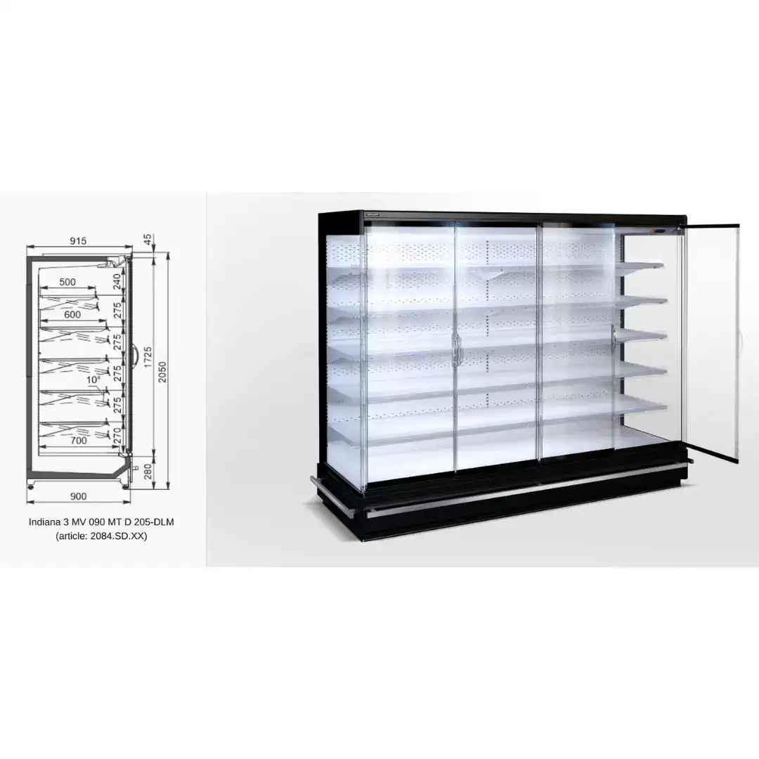 Витрина Indiana 2 MV 070 MT D 205-DLM - 937