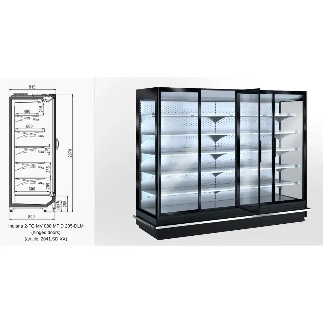 Витрина Indiana 2-FG MV 080 MT D 205-DLM - 937
