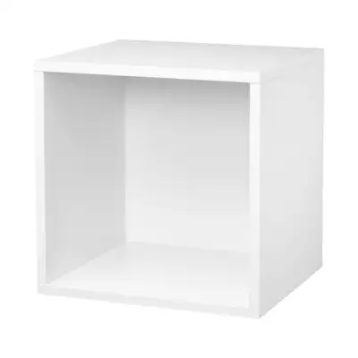 Настенная полка-куб Boon Clic, жёлтого цвета, 375×326×375 мм