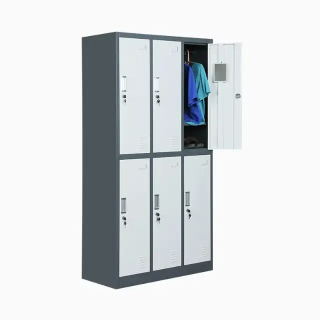 Металлический шкаф KEFEIYA с отделениями для хранения одежды в раздевалках и офисах