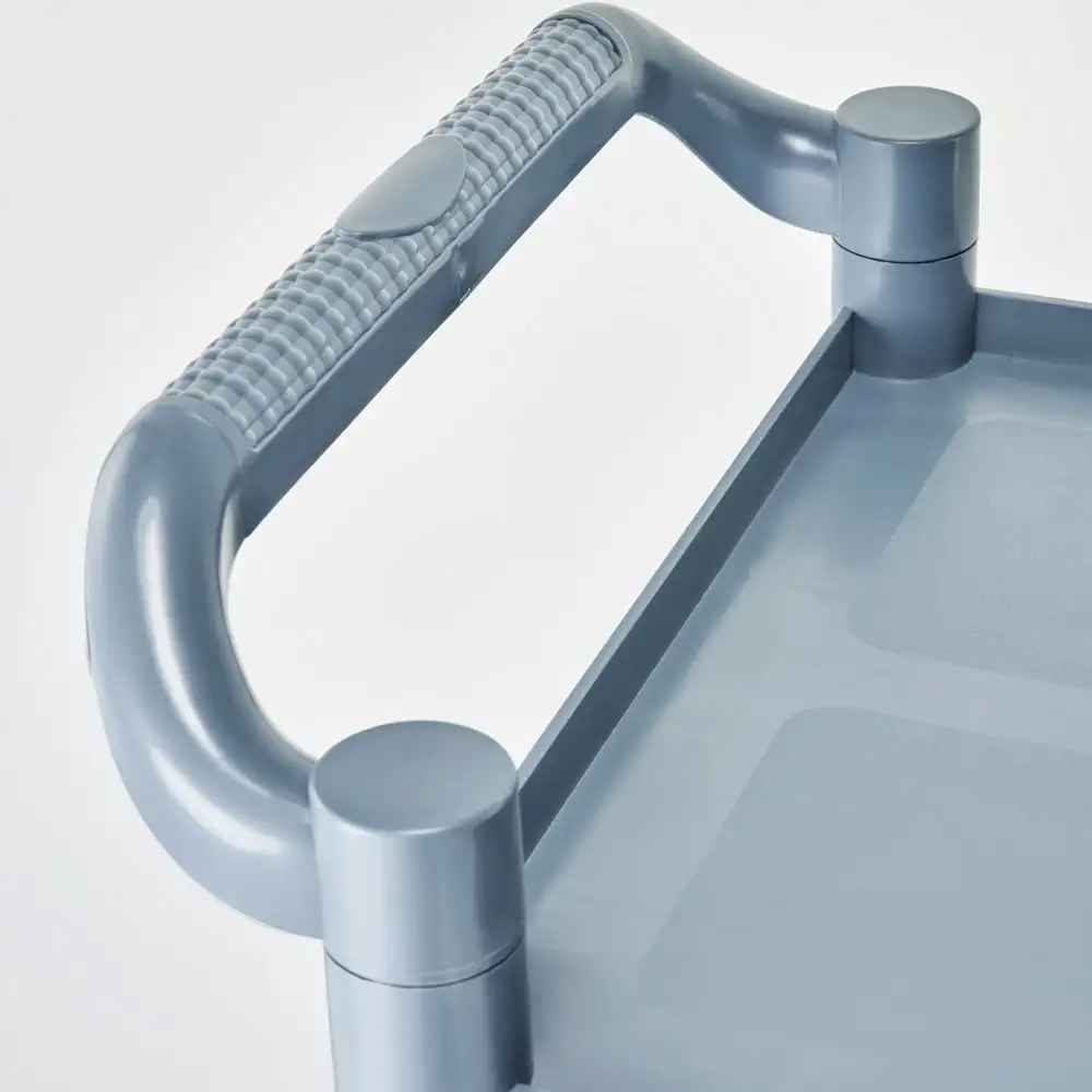 Тележка официанта пластиковая, 3 полки