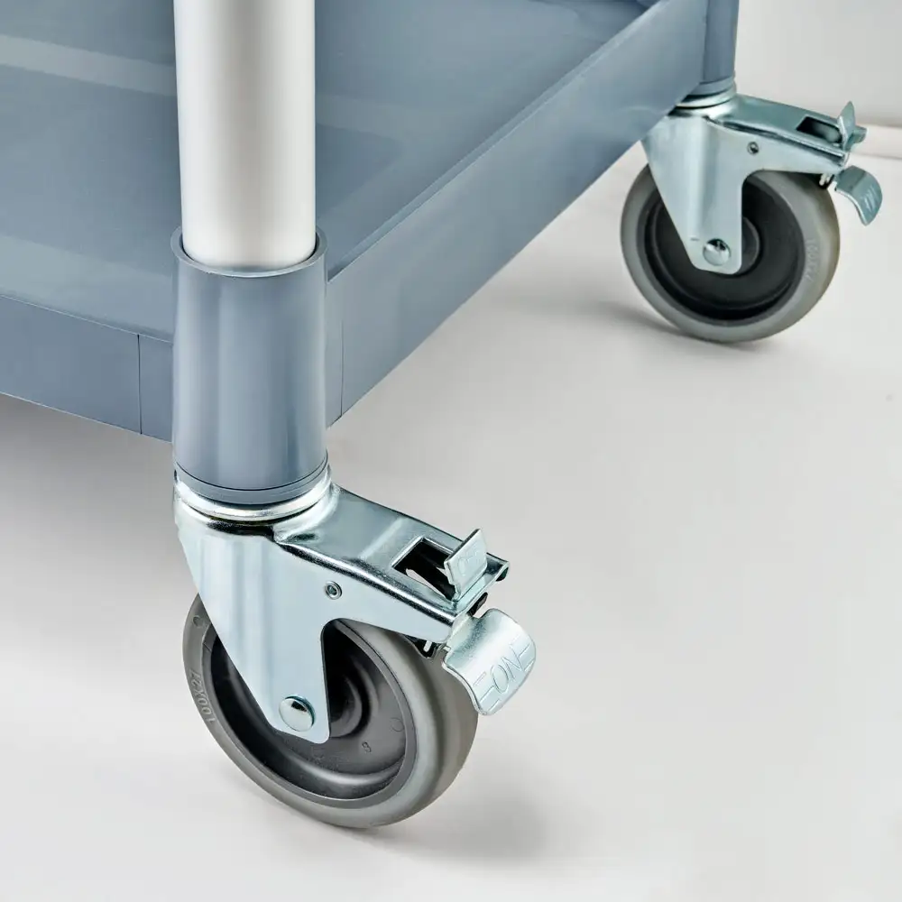 Тележка официанта пластиковая, 3 полки