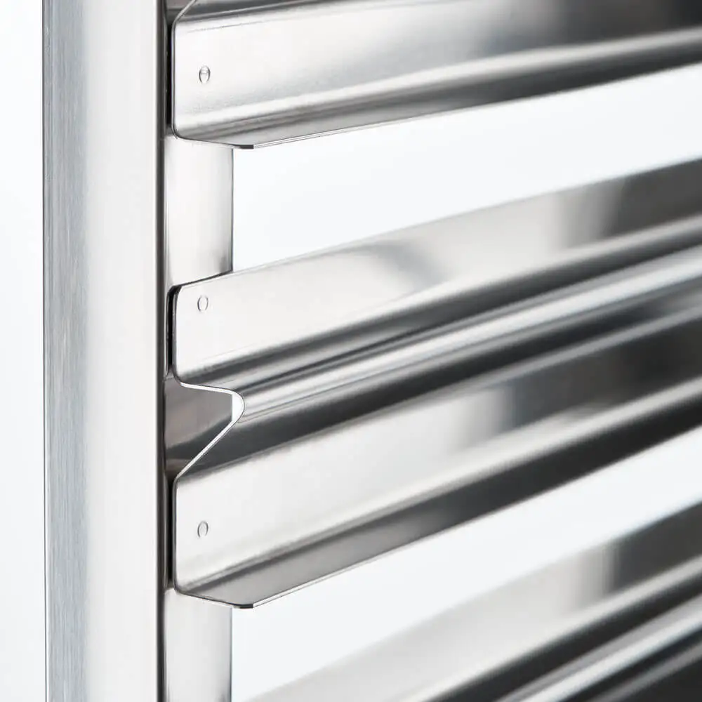 Транспортная тележка из нержавеющей стали, 14x GN 2/1