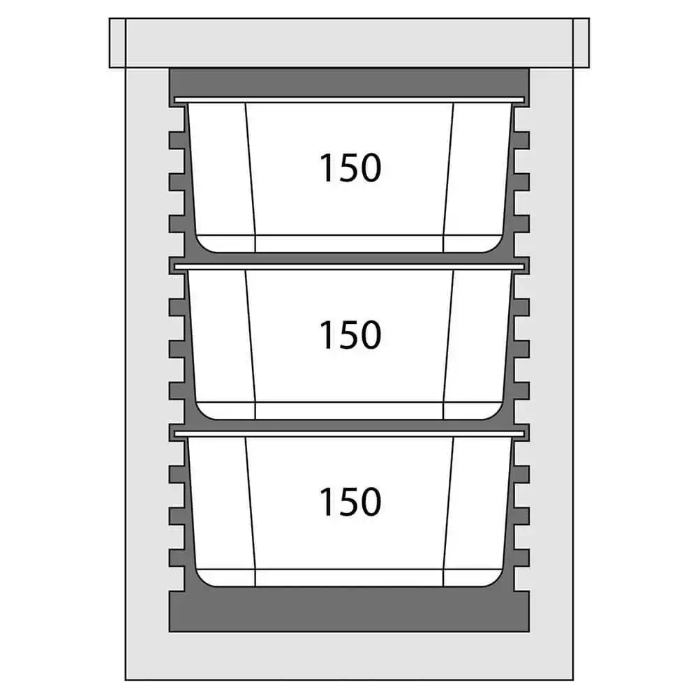 Транспортный термос, 6 x GN 1/1 65 мм