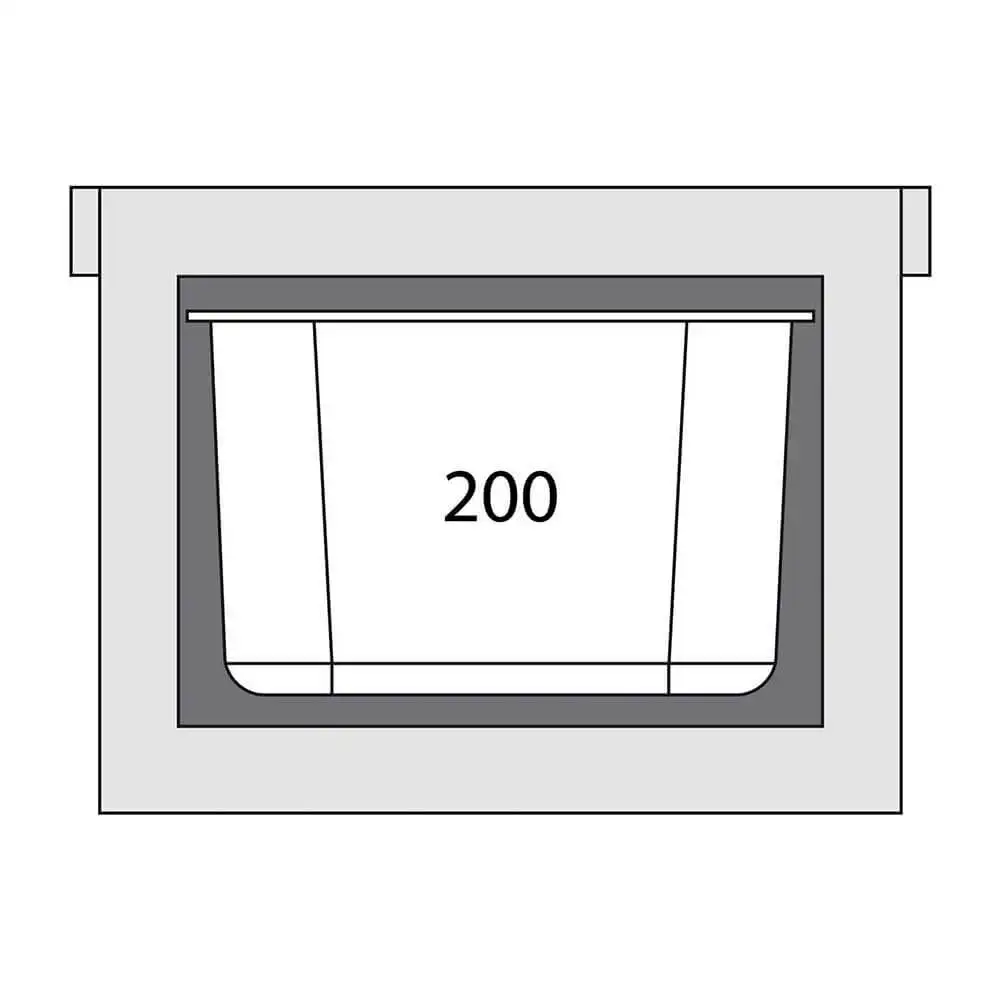 Термос транспортный GN 1/1 200 мм