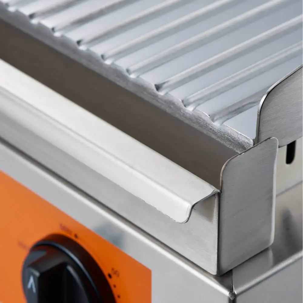 Пластина-гриль, 2/3 гладкая, 1/3 рифленая