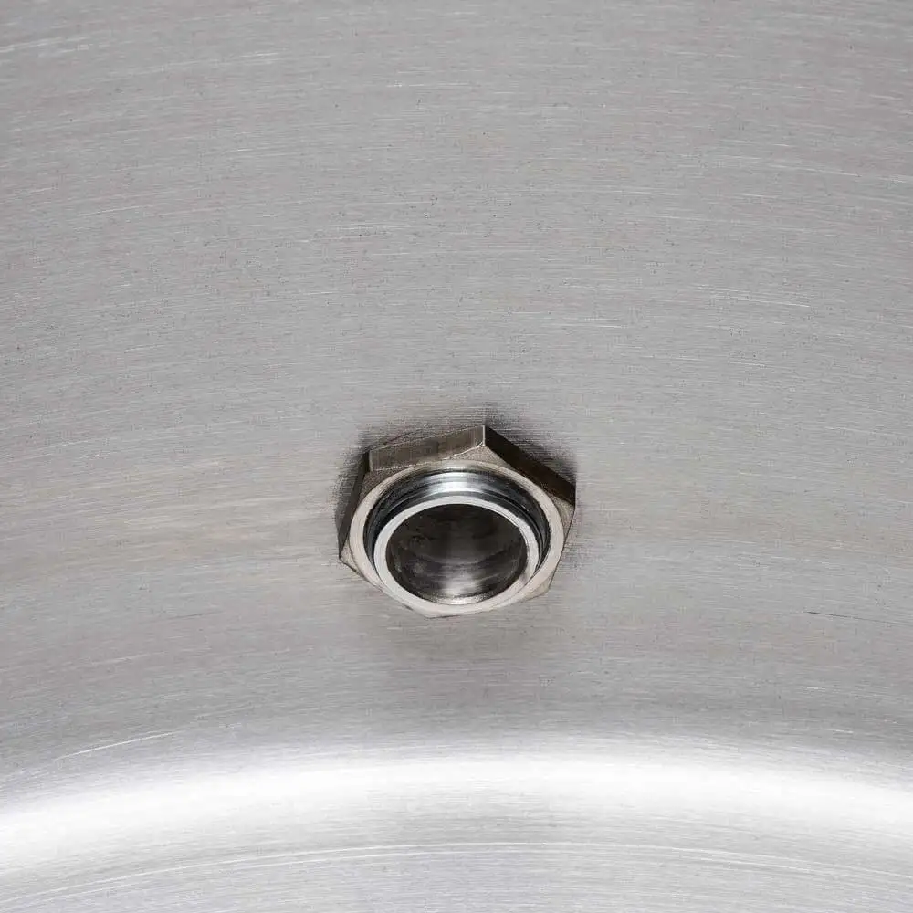 Высокая кастрюля с краном, сталь, Ø 400 мм, V 50,3 л